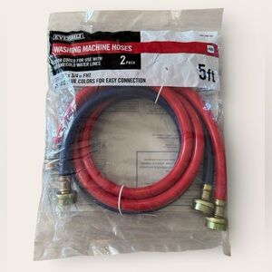 EVERBILT Washing Machine Hoses- 2 Pack 5ft Long